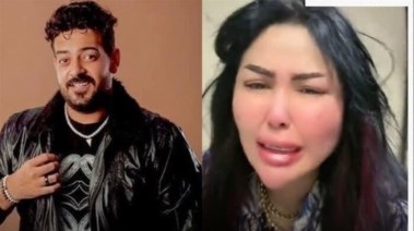 إسماعيل الليثي وزوجته شيماء سعيد