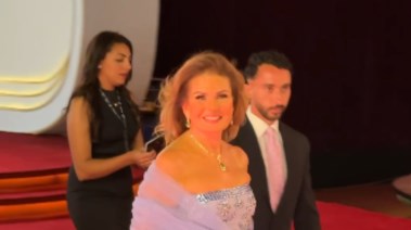 يسرا في افتتاح مهرجان الجونة 2025