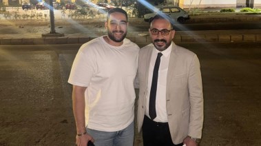 أدهم سنجر والمحامي أحمد الشرقاوي 
