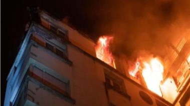 حريق شقة سكنية - أرشيفية  حريق شقة سكنية - أرشيفية