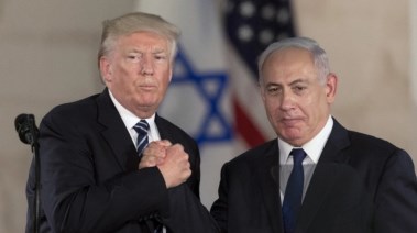 رئيس الوزراء الإسرائيلي بنيامين نتنياهو والرئيس الأمريكي دونالد ترامب