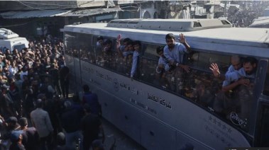 دخول حافلات الأسري للمدينة