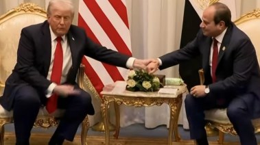الرئيس المصري عبد الفتاح السيسي والرئيس الأمريكي دونالد ترامب