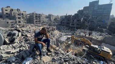 الدمار في غزة بسبب الحرب الإسرائيلية