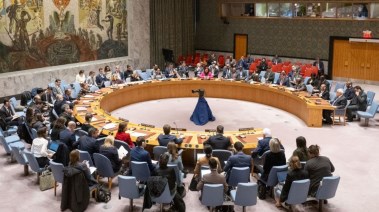 جلسة لمجلس الأمن الدولي 