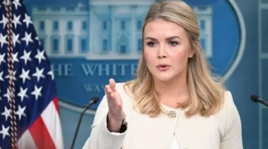 المتحدثة باسم البيت الأبيض كارولين ليفيت  المتحدثة باسم البيت الأبيض كارولين ليفيت