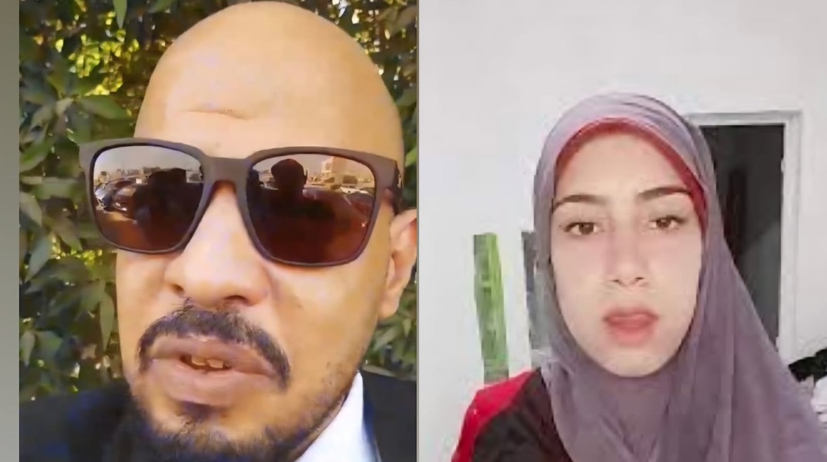 علياء قمرون ومحاميها علياء قمرون ومحاميها