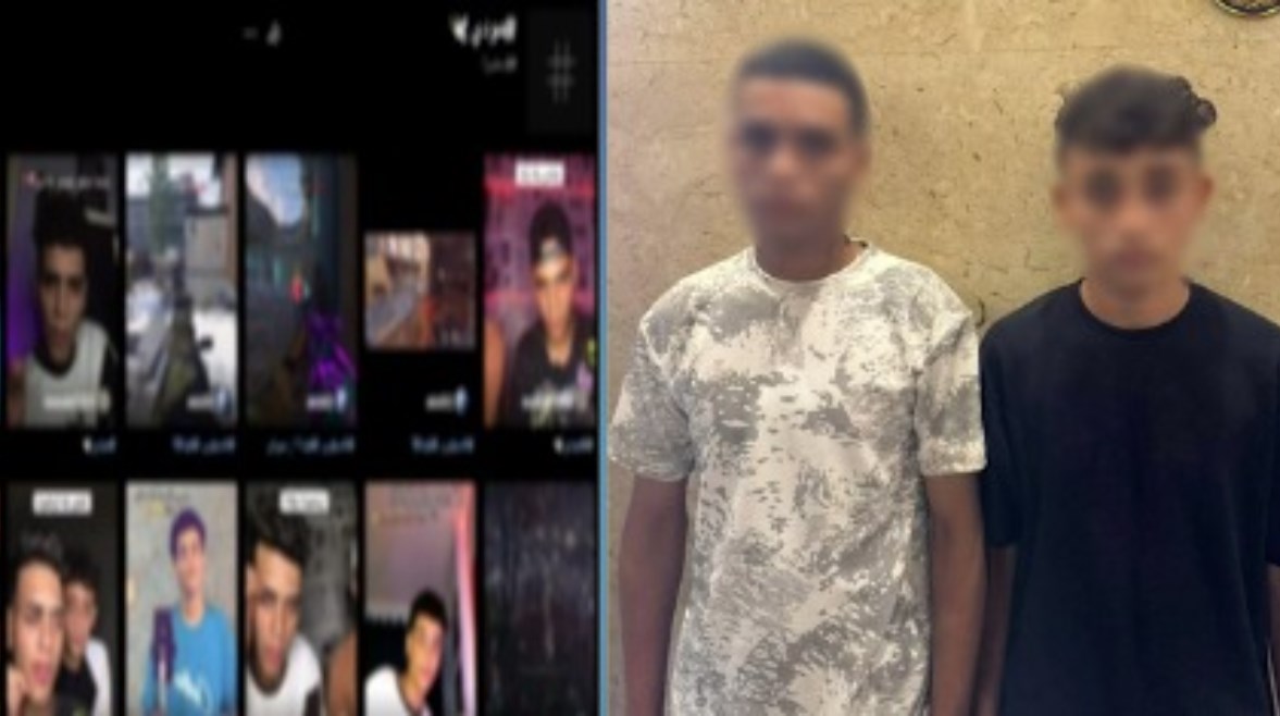المتهمان مودي وابن عمه بعد ضبطهما