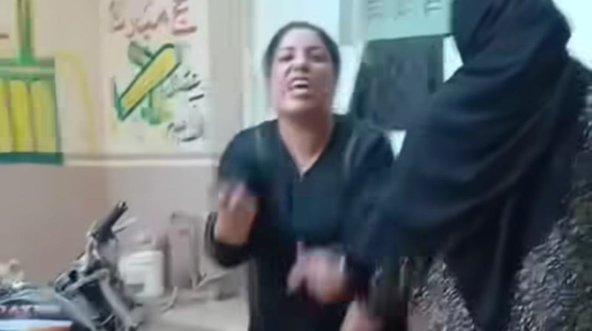 جانب من المشاجرة