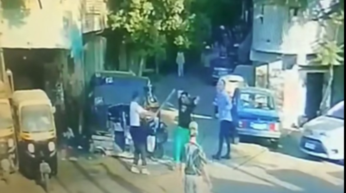 جانب من مشاجرة الزاوية الحمراء جانب من مشاجرة الزاوية الحمراء