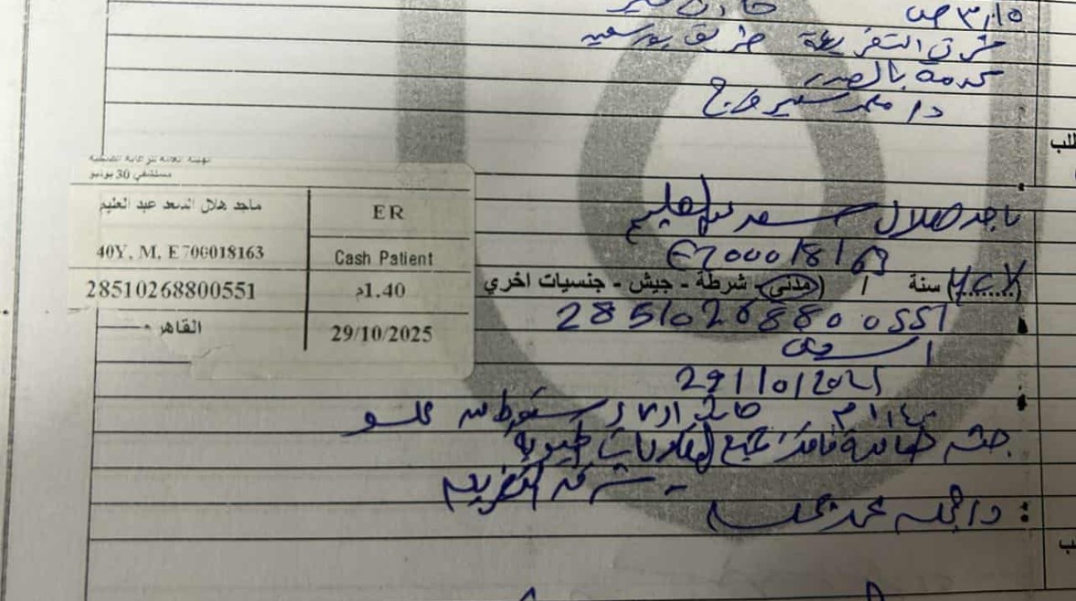 "تليجراف مصر" تنفرد بالتقرير الطبي الكامل لوفاة المصور ماجد هلال بعد سقوط مروع أثناء تصوير ببورسعيد "تليجراف مصر" تنفرد بالتقرير الطبي الكامل لوفاة المصور ماجد هلال بعد سقوط مروع أثناء تصوير ببورسعيد