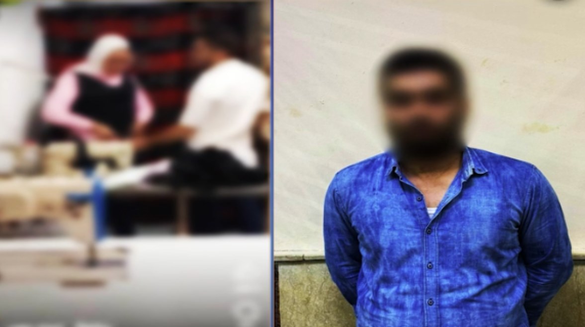 المتهم وجانب من الواقعة المتهم وجانب من الواقعة