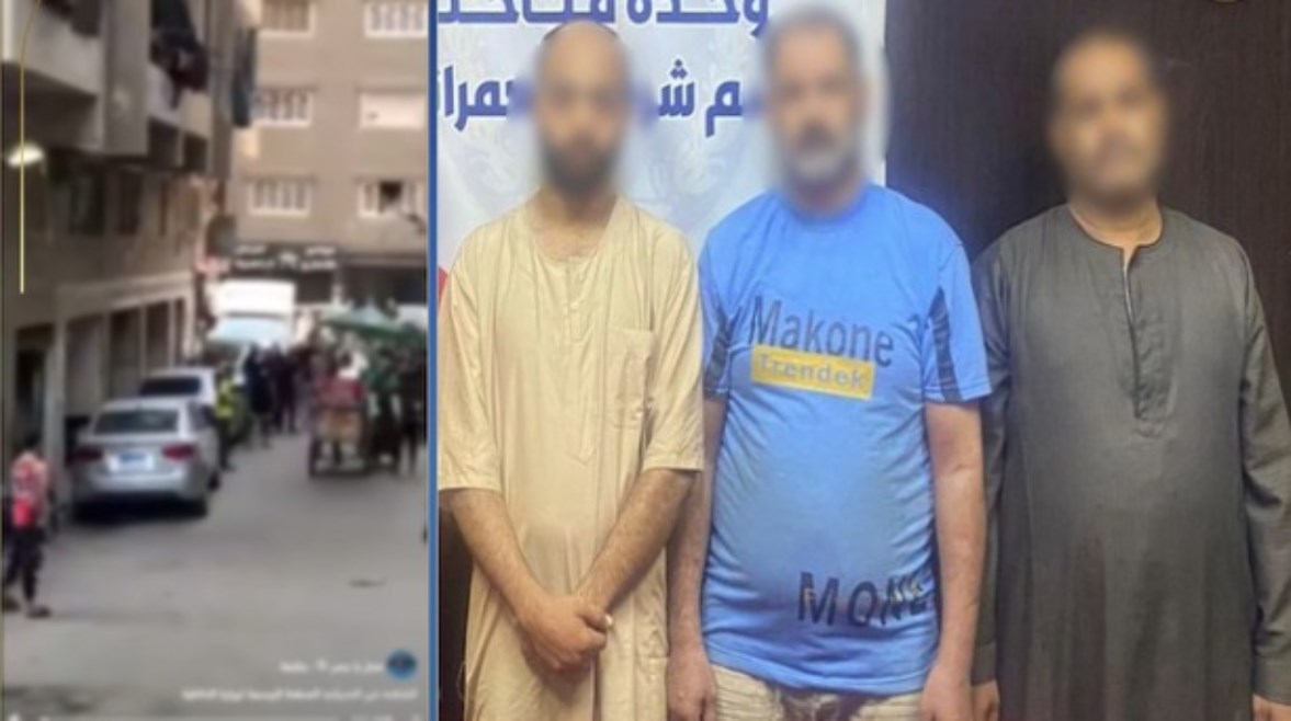 المتهمون وجانب من الواقعة