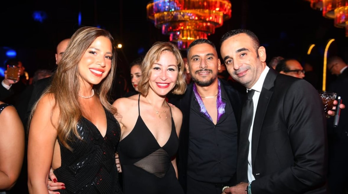 منة شلبي وأحمد الجنايني في حفل زفاف هادي الباجوري منة شلبي وأحمد الجنايني في حفل زفاف هادي الباجوري