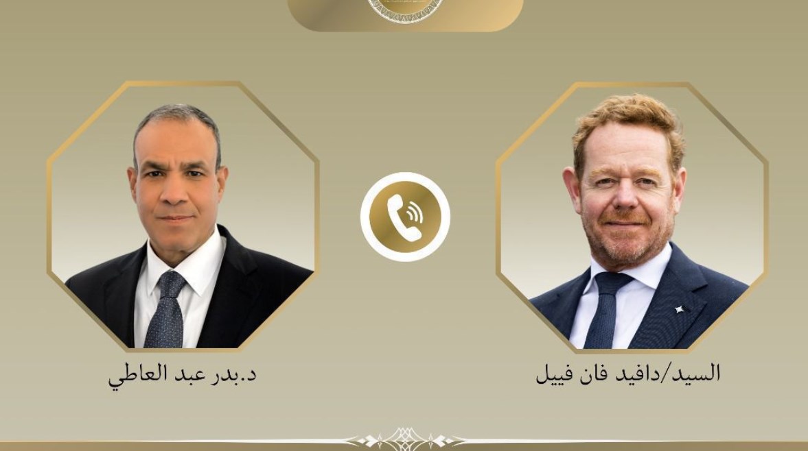 اتصال هاتفي بين وزير الخارجية الدكتور بدر عبد العاطي ونظيره الهولندي اتصال هاتفي بين وزير الخارجية الدكتور بدر عبد العاطي ونظيره الهولندي