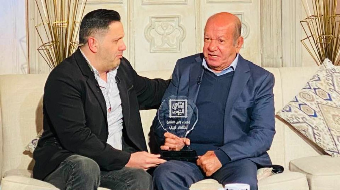 إدوارد في حلقة سابقة مع الفنان لطفي لبيب إدوارد في حلقة سابقة مع الفنان لطفي لبيب