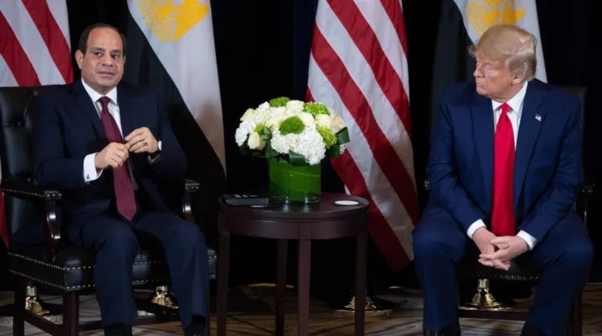 الرئيس المصري عبد الفتاح السيسي والرئيس الأمريكي دونالد ترامب