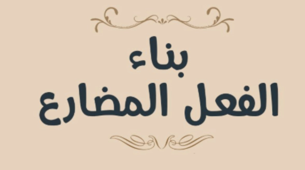 شرح بناء الفعل المضارع للصف الثالث الثانوي 2026