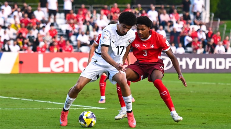 سويسرا تتقدم على الفراعنة الصغار بهدفين