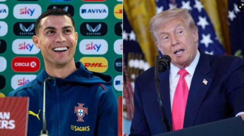 رونالدو وترامب 