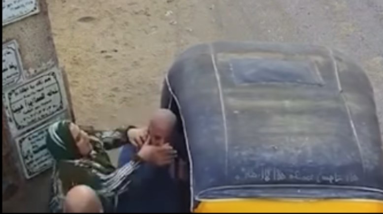 التعدي على مسن بالدقهلية