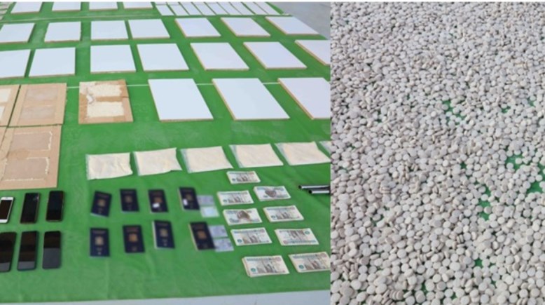  كميات الكبتاجون المضبوطة