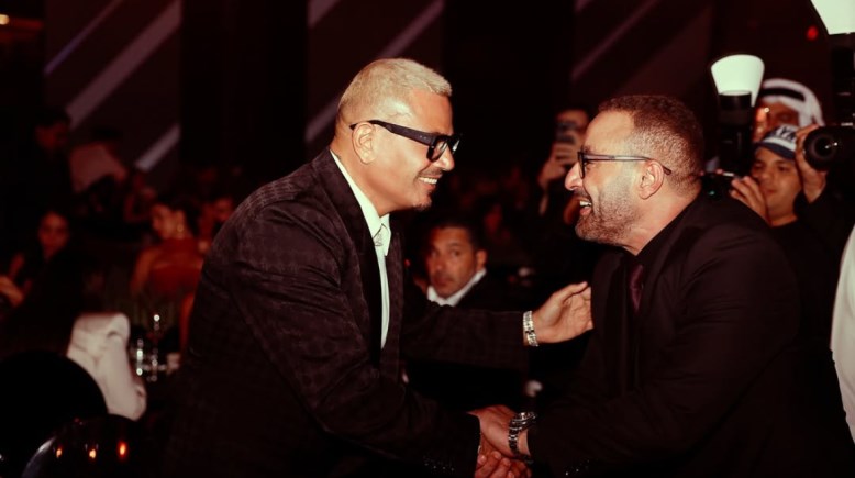 أحمد السقا بجانب عمرو دياب