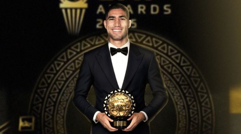 أشرف حكيمي أفضل لاعب أفريقي 2025