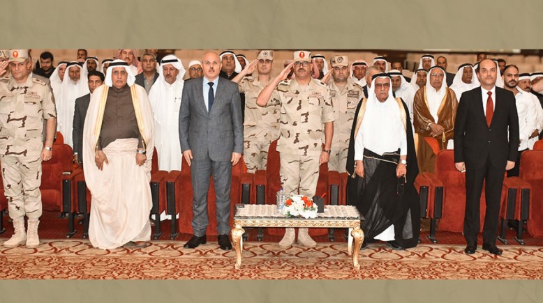 قيادة الجيش الثاني وشيوخ وعواقل شمال سيناء