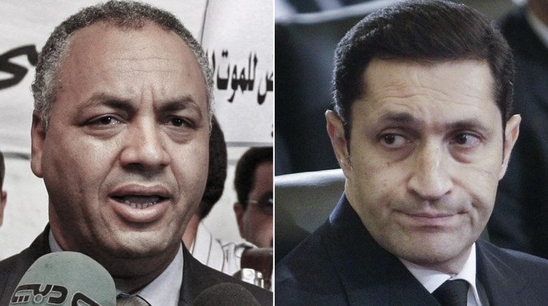 مصطفي بكري وعلاء مبارك