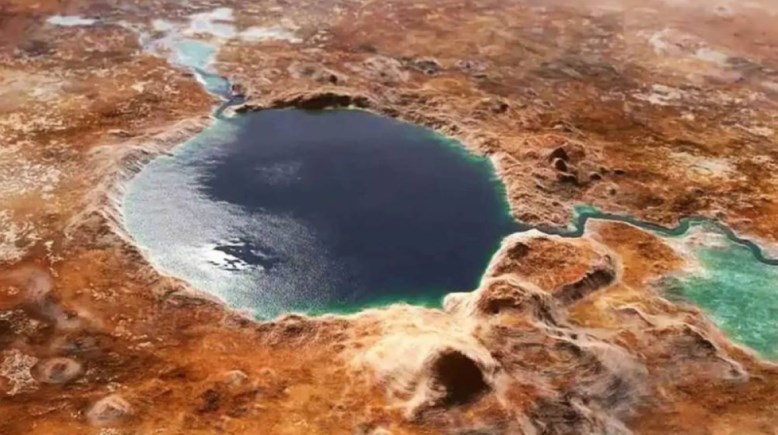 ما يشبه البرك المائية على المريخ