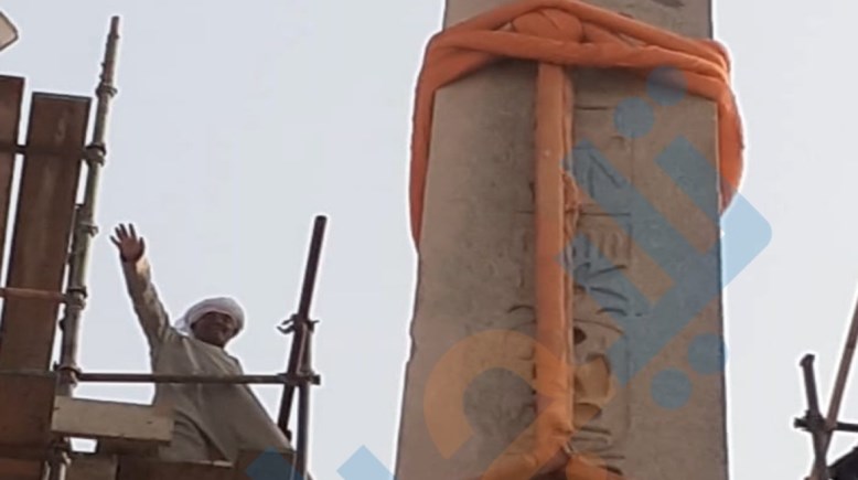 الريس محمود ونقل مسلة للمتحف المصري الكبير