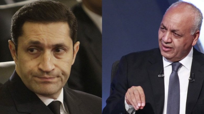 الإعلامي مصطفى بكري وعلاء مبارك