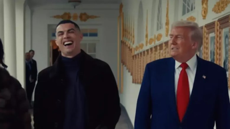 الرئيس ترامب ورونالدو