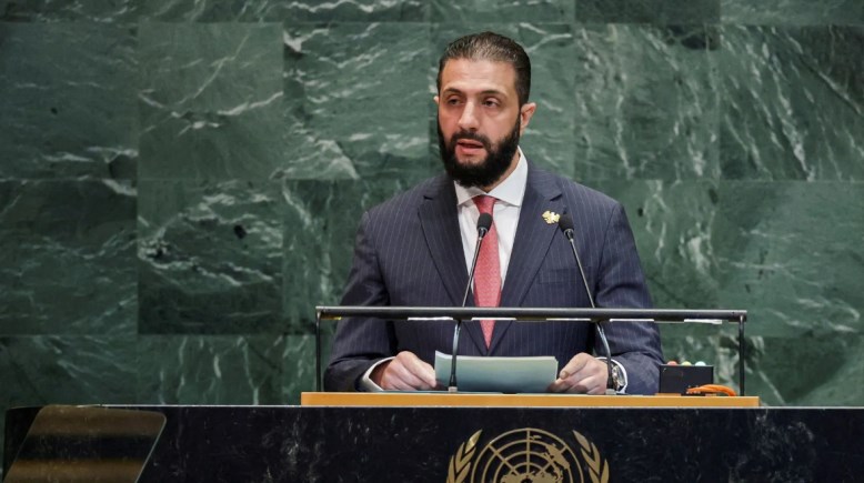 الرئيس السوري أحمد الشرع