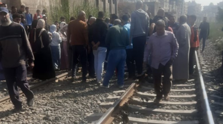 حادث مزلقان الكوبري العلوي في مدينة دمنهور