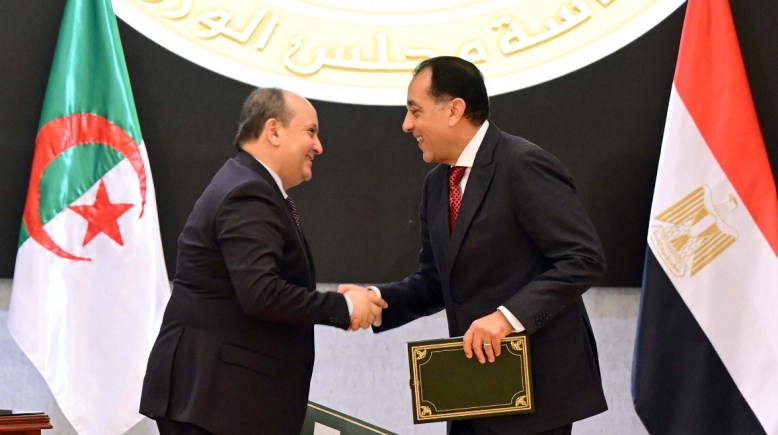 رئيس الوزراء، مصطفى مدبولي والوزير الأول بالجزائر سيفي غري