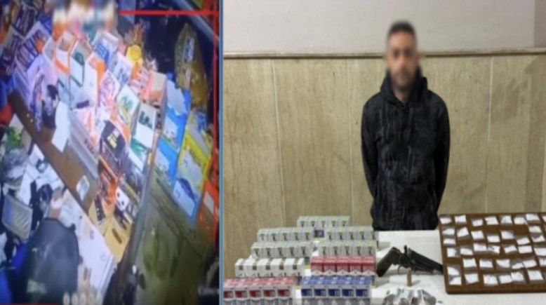 المتهم والمضبوطات 