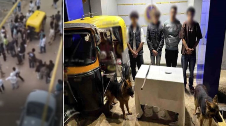 المتهمين وجانب من الواقعة