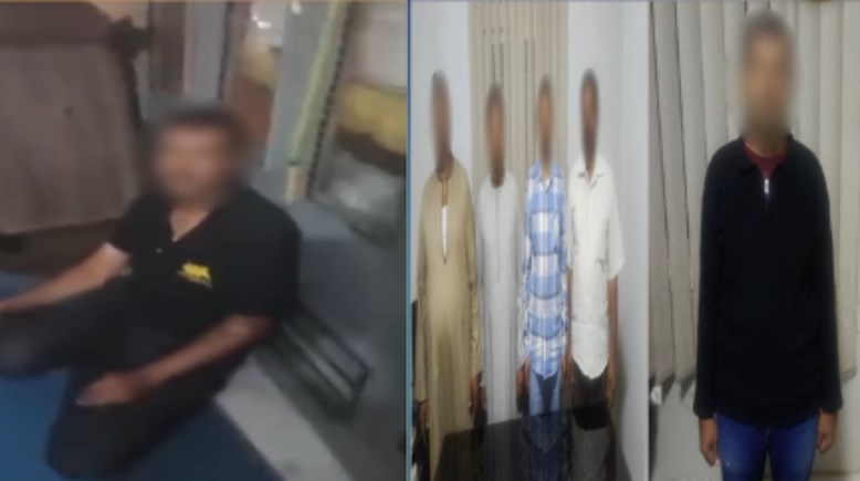 المتهمون وجانب من الواقعة