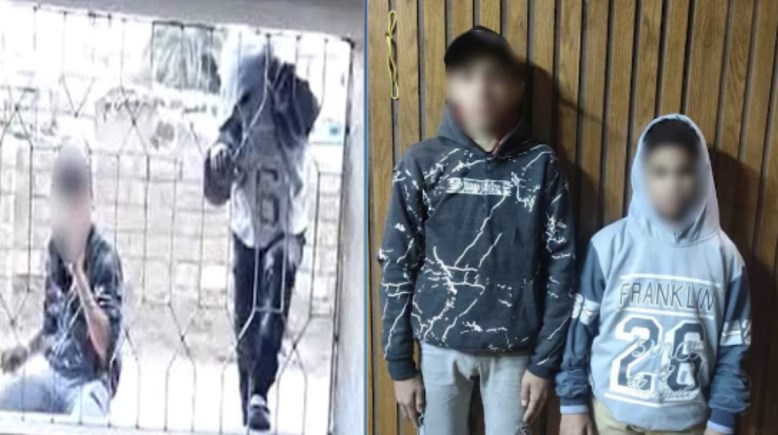 المتهمان وجانب من الواقعة