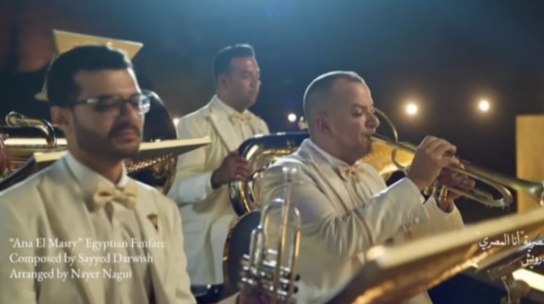 اوركسترا حفل افتتاح المتحف المصري الكبير