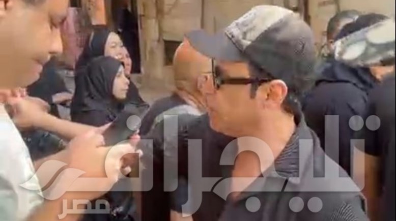 سعد الصغير في جنازة الراحل أحمد عبد الله