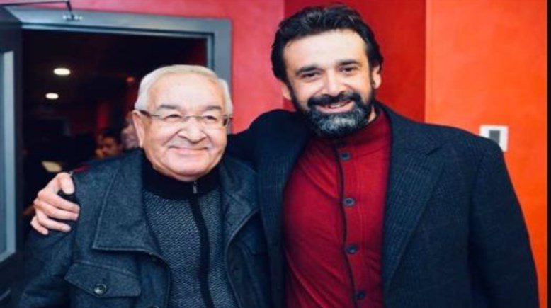 الفنان كريم عبد العزيز ووالده