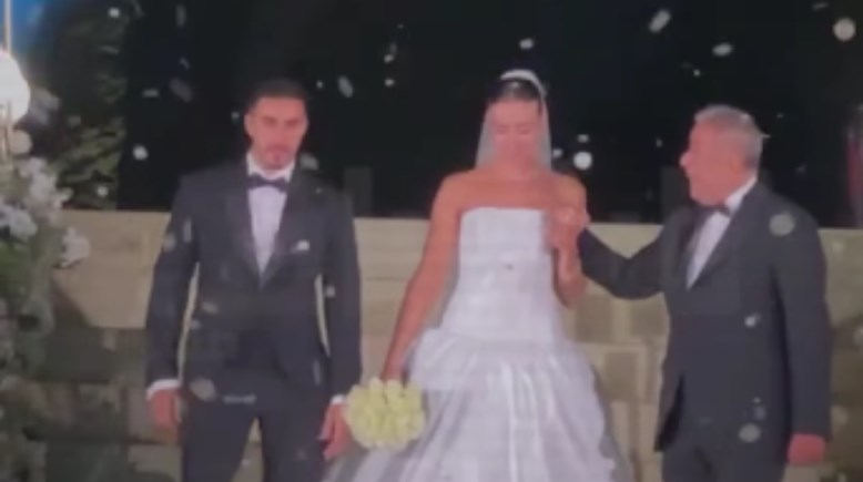 من حفل زفاف عمر نجل الإعلامي خيري رمضان