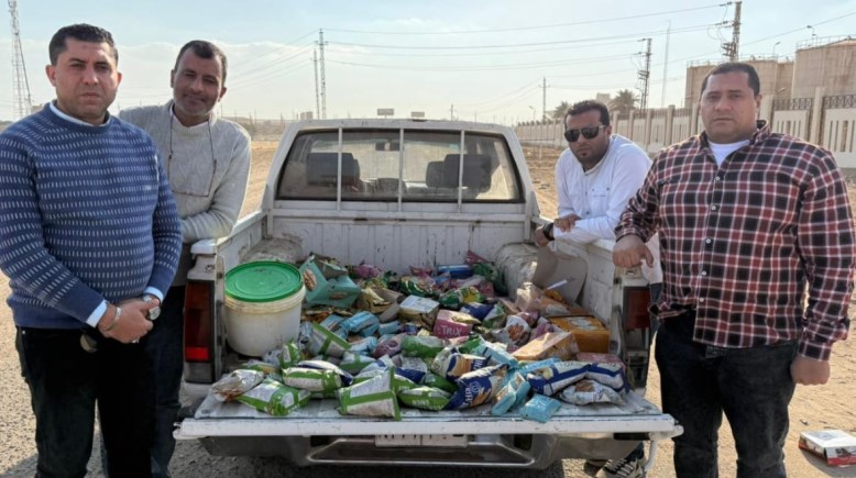 جانب من المضبوطات 