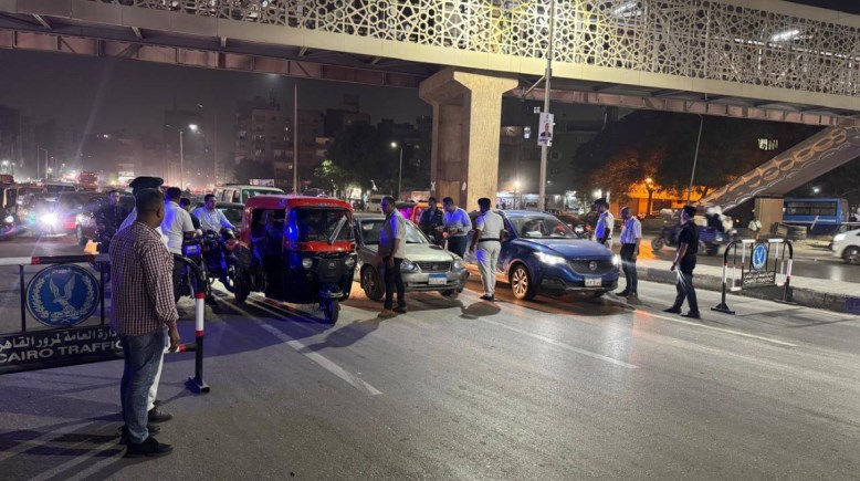 حملات أمنية بشوارع القاهرة 