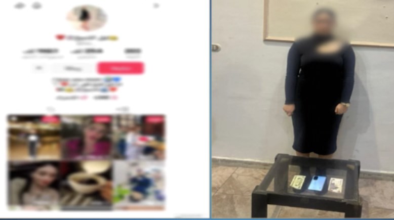 صانعة المحتوى المضبوطة 