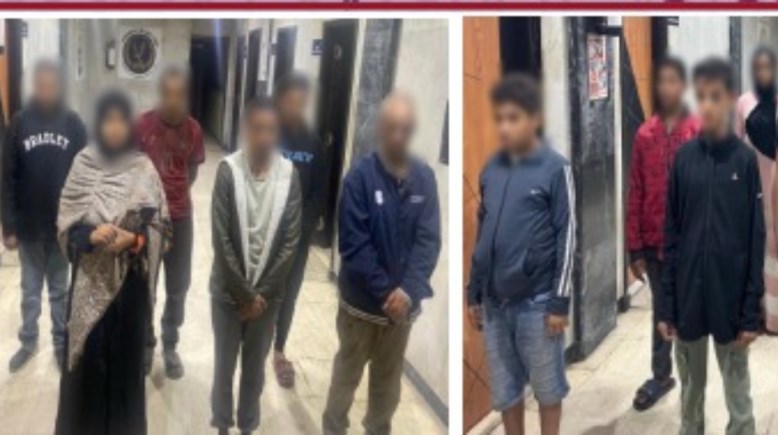 المتهمين والأطفال 