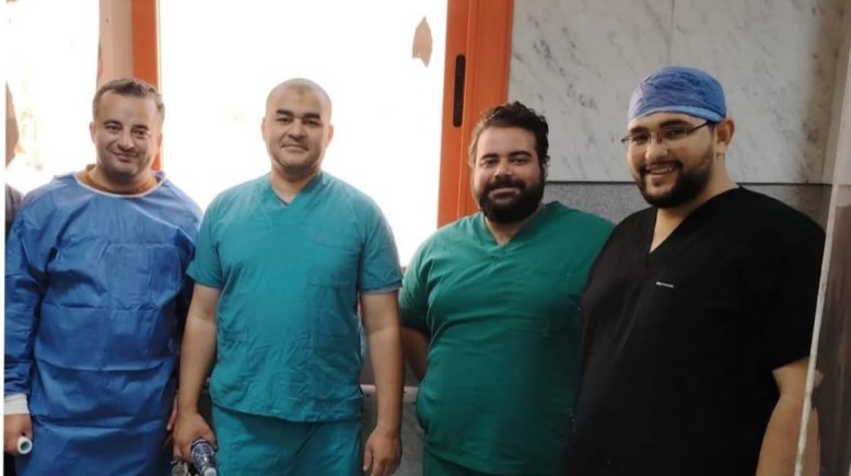 الفريق الطبي بمستشفى بني سويف